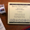 Bento Box All-in-One Letters - Cream