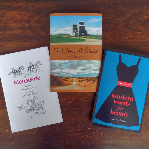 The Trio of Chapbooks by Marlene Dean, MJ Burrows and Mary Ann Moore